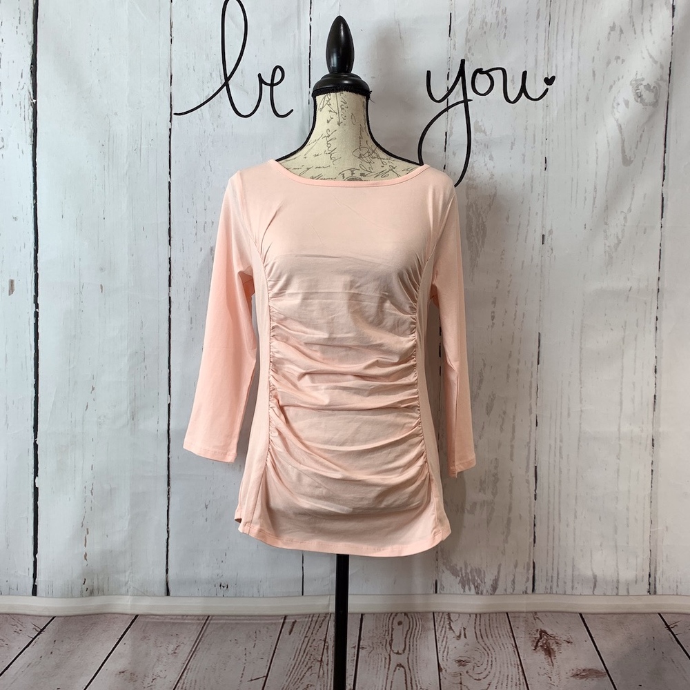 New Sundance Princess Ruched Top Blush Med XL - Picture 6 of 7